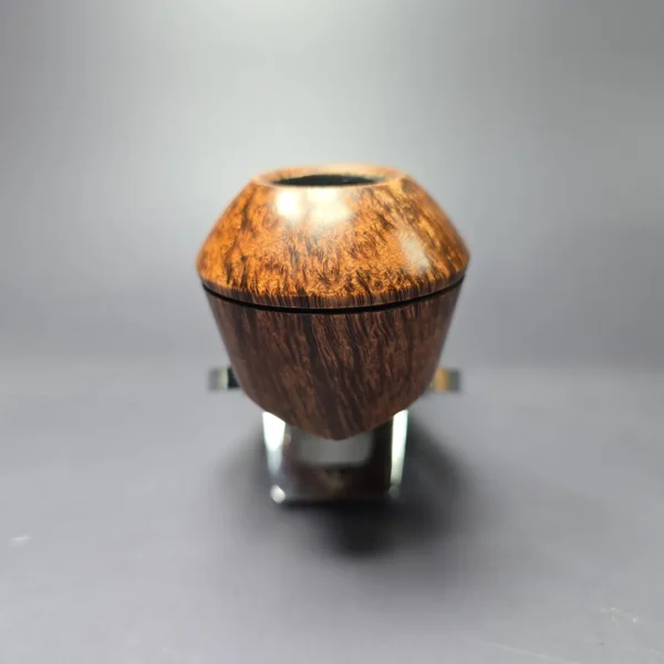 Marek Kando Smooth Wide Shank Bulldog w/Horn Estate Briar Pipe, Other Estates - Image 3