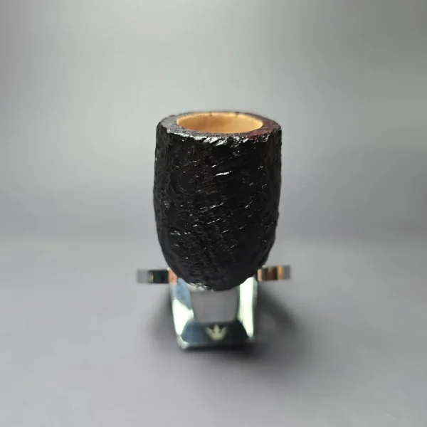 BST (Todd Bannard) Sandblasted Billiard Estate Briar Pipe, Unsmoked - Image 3