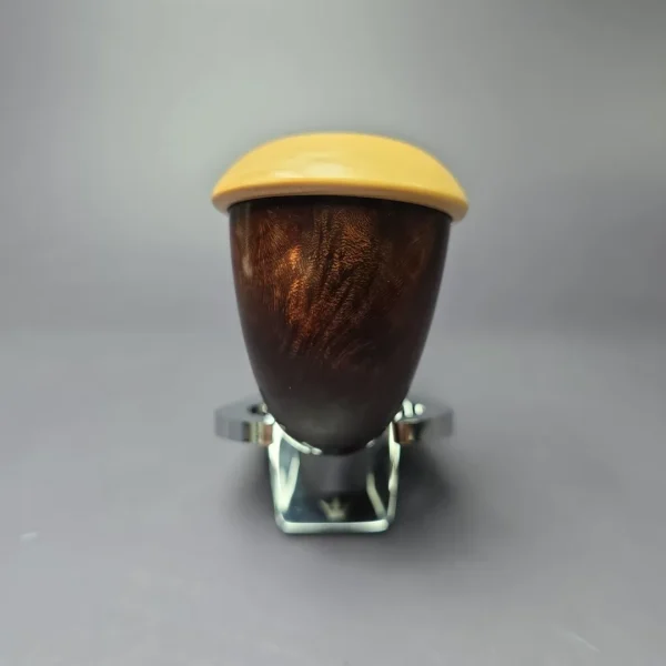 HS Studio Smooth Calabash w/Boxwood Estate Briar Pipe, Unsmoked - Image 3