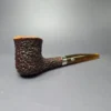 Brebbia MPB Naif 7013 Rusticated Dublin Estate Briar Pipe, Italian Estates, 9mm - Image 3