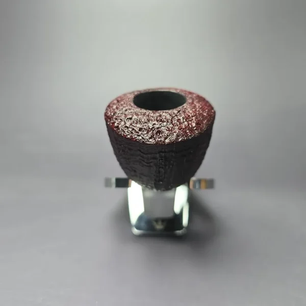 Adam Remington Sandblasted Dublin w/ Horn Estate Briar Pipe, Unsmoked - Image 3