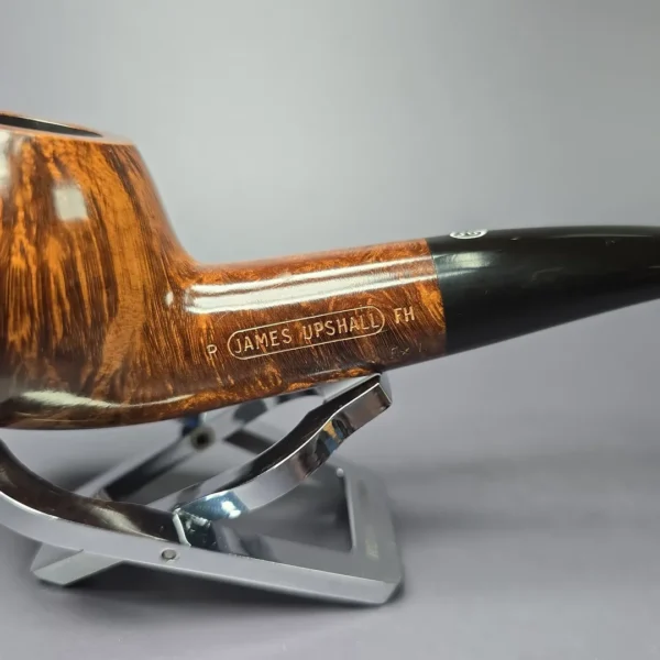 James Upshall P Grade ExL Smooth Author Estate Briar Pipe, Unsmoked - Image 3