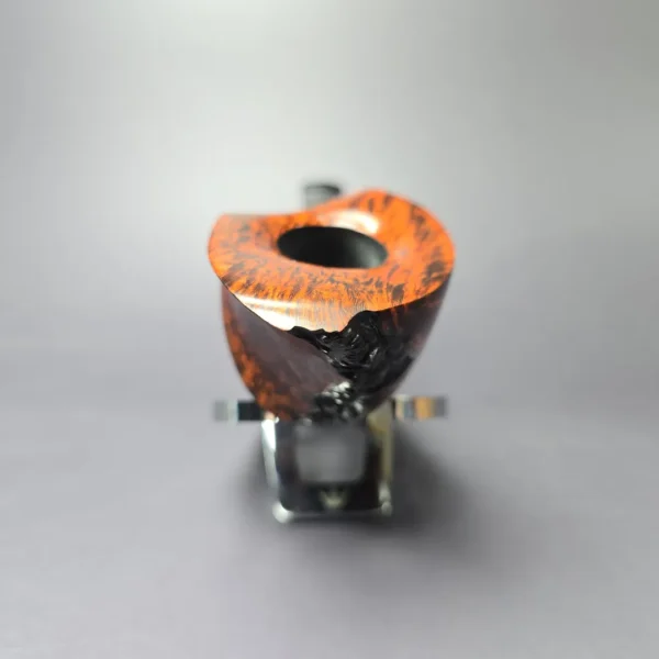 Walt Cannoy Cardinal House Langford Smooth Spiral Horn Handmade Briar Pipe, New - Image 3