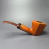 Bjarne Nielsen Signature (B) (Ph. Vigen) Panel Dublin w/ Zebrawood Estate Briar Pipe, Unsmoked - Image 4