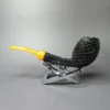 Eclesias "Dragon Scale" Sandblasted Egg Handmade Briar Pipe, New - Image 4