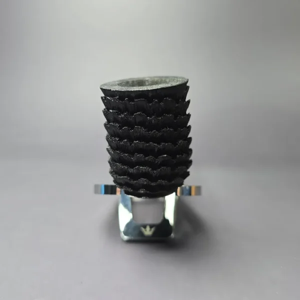 Eclesias Pipes "Dragon Scale" Sandblast Billiard w/ Duraluminum Handmade Briar Pipe, New, 9mm - Image 4