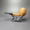 Proxima by Piero Vitale Natural Sandblasted Egg Briar Pipe, New - Image 4