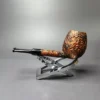 Proxima by Piero Vitale, Contrast Sandblasted Egg Briar Pipe, New - Image 4