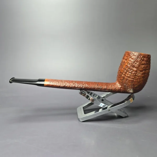 Konstantin Shekita XL Sandblasted Lumberman Estate Briar Pipe, Unsmoked - Image 4