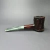 Ascorti New Dear Wax Drip Carved Poker Estate Briar Pipe, Unsmoked - Image 4
