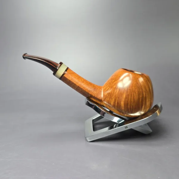 Mimmo Romeo Smooth Brandy w/ Horn Estate Briar Pipe, Italian Estates - Image 4