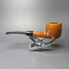 Savinelli Punto Oro Super 121 KS Smooth Pot Estate Briar Pipe, Italian Estates - Image 4