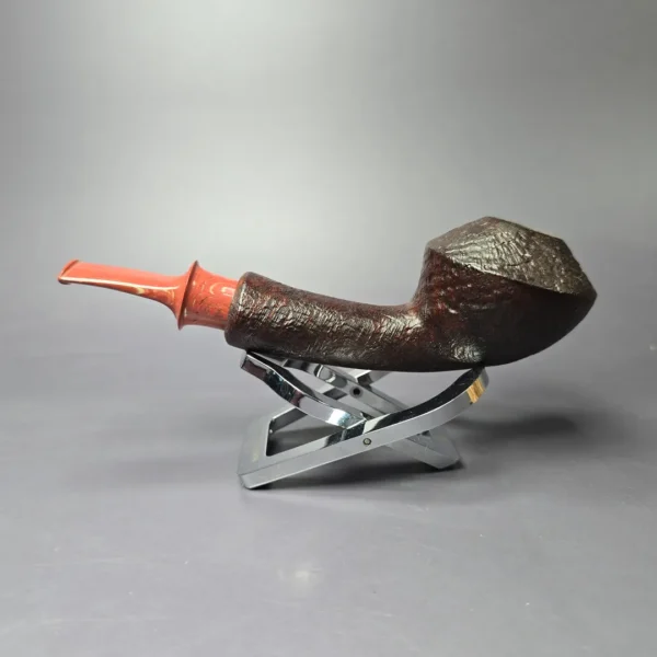 Bonsai Pipes Sandblasted Rhodesian Handmade Briar Pipe, 9mm, New - Image 4