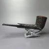 James Upshall Bark EXL Partially Rusticated Dublin Estate Briar Pipe, Unsmoked - Image 4