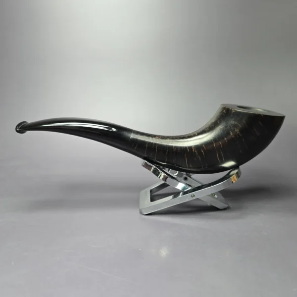 Eldritch Pipes XL Smooth Viking Horn Estate Briar Pipe, Unsmoked - Image 4