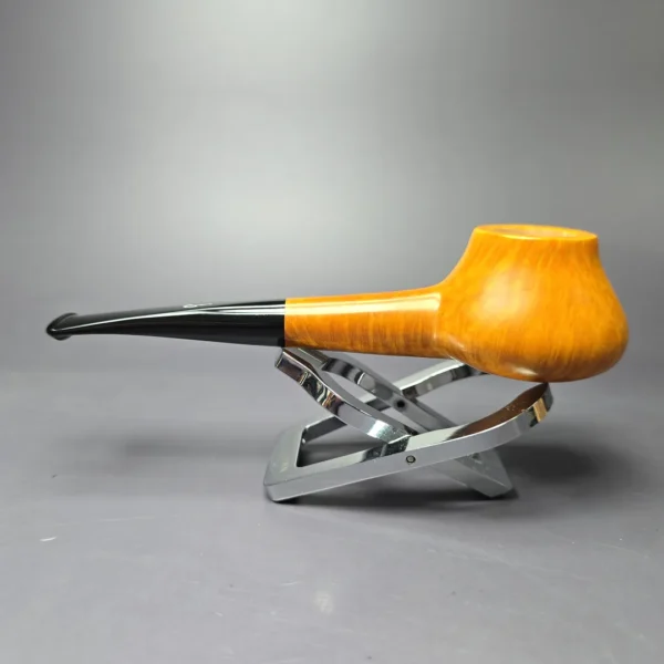 Le Nuvole 4 Cloud Smooth Squat Pot Estate Briar Pipe, Unsmoked - Image 4