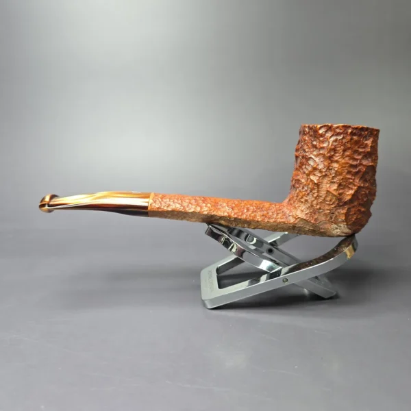 Savinelli Estella 814 KS Rusticated Canadian Estate Briar Pipe, Italian Estates - Image 4