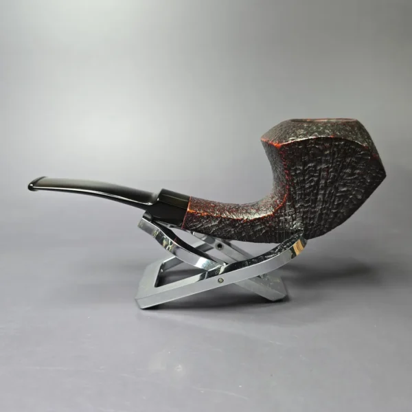 Bjorn Bengtsson 1988 Sandblasted Horn Estate Briar Pipe, Swedish Estates - Image 4