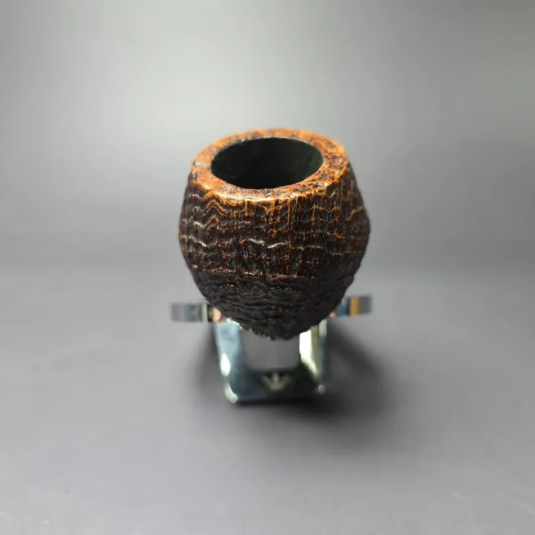 Dunhill 1992 Shell Briar 4104 Sandblasted Bulldog Estate Briar Pipe, English Estates - Image 4