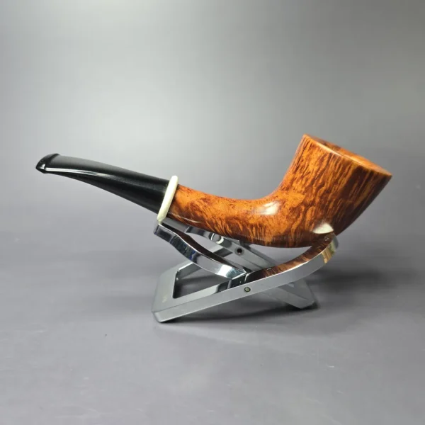 Soren Eric Andersen Smooth Horn w/ Mammoth Estate Briar Pipe, Unsmoked - Image 4