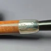 Barling's Make 1953 63 YOW EL Smooth Billiard w/Silver Estate Briar Pipe, English Estates - Image 4