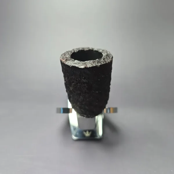 James Upshall Bark Group 6 Rusticated Long Dublin Estate Briar Pipe, Unsmoked - Image 4