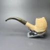 Pipe Tristan Natural Sandblast "LC" Handmade Briar Pipe, New - Image 4