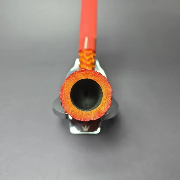 Eclesias Pipes “Dragon Scale” Contrast Sandblast Stack Handmade Briar Pipe, New - Image 5