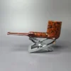 Eclesias Pipes High Contrast Smooth Billiard Sitter Handmade Briar Pipe, New - Image 5