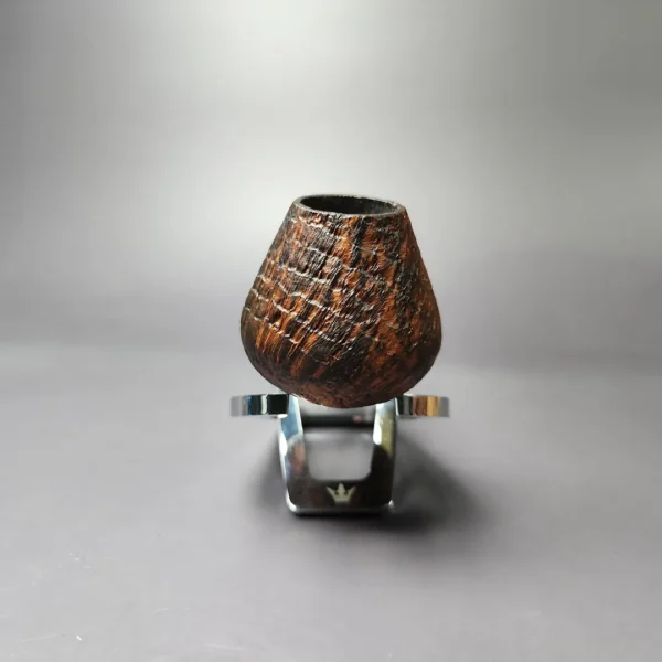 Proxima by Piero Vitale Contrast Sandblasted Brandy Briar Pipe, New - Image 5