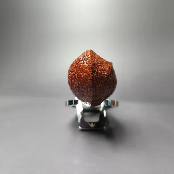 HS Studio Sandblasted Blowfish Estate Briar Pipe, Unsmoked - Image 5