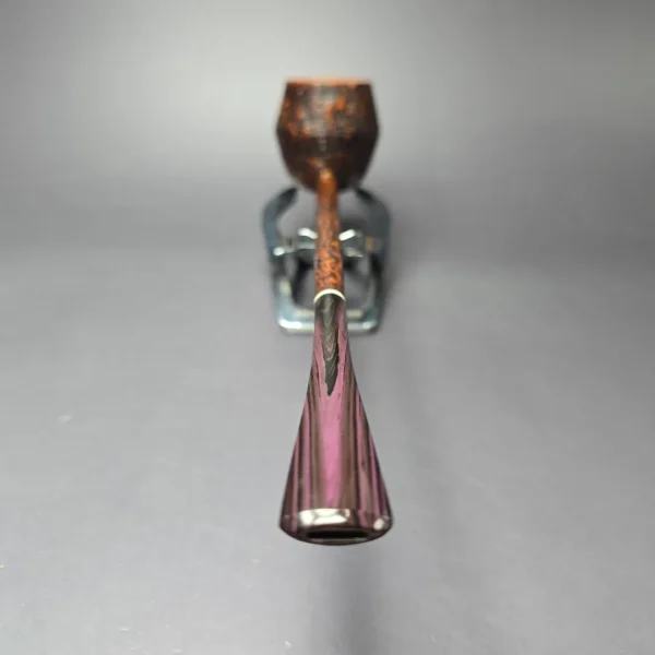 Scottie Piersel XL Sandblasted Pencil Shank Rhodesian w/ Juma Estate Briar Pipe, Unsmoked - Image 5
