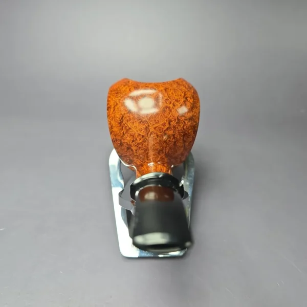 Peter Heding Gold Grade Smooth Lion w/ Spalted Maple Estate Briar Pipe, Unsmoked - Image 5