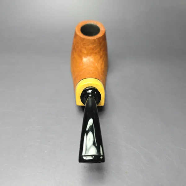 Eclesias Pipes Sandblasted Volcano w/ Boxwood Estate Briar Pipe, Czech Estates - Image 5