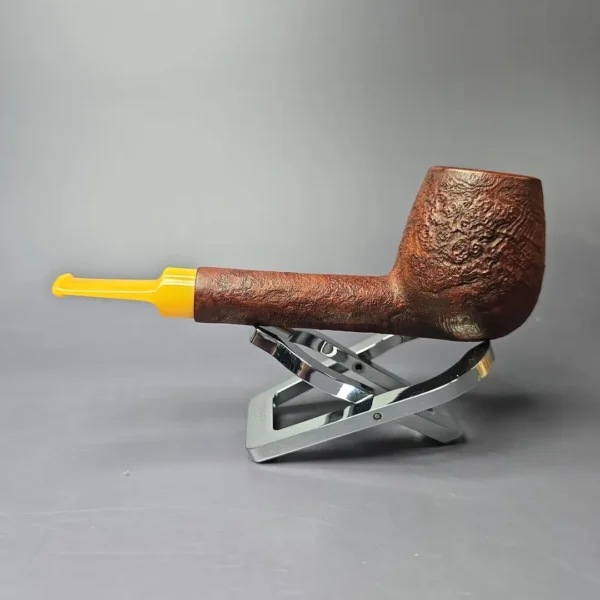Bruce Weaver 2012 Sandblasted Lovat w/ Bakelite Estate Briar Pipe, Unsmoked - Image 5