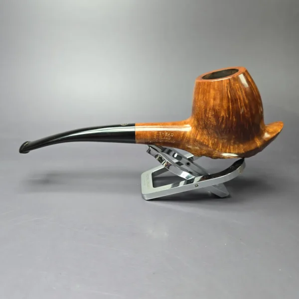 James Upshall G Grade ExL Smooth Cup and Saucer w/Plateaux Estate Briar Pipe, English Estates - Image 5