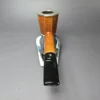 L'Anatra Limited Edition Dan Pipe Pipe of the Year 2007 Smooth Panel w/ Silver Cap Estate Briar Pipe, Italian Estates 9mm - Image 5