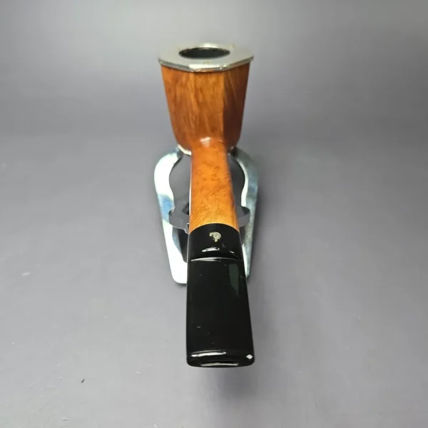 L'Anatra Limited Edition Dan Pipe Pipe of the Year 2007 Smooth Panel w/ Silver Cap Estate Briar Pipe, Italian Estates 9mm - Image 5