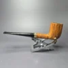 James Upshall 1986 Grade B Billiard w/ 9k Gold Estate Briar Pipe, English Estates - Image 5