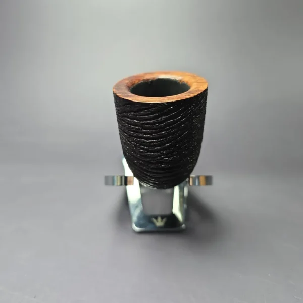 Sasieni Patent Fantail 71 Rusticated Billiard Estate Briar Pipe, English Estates - Image 5
