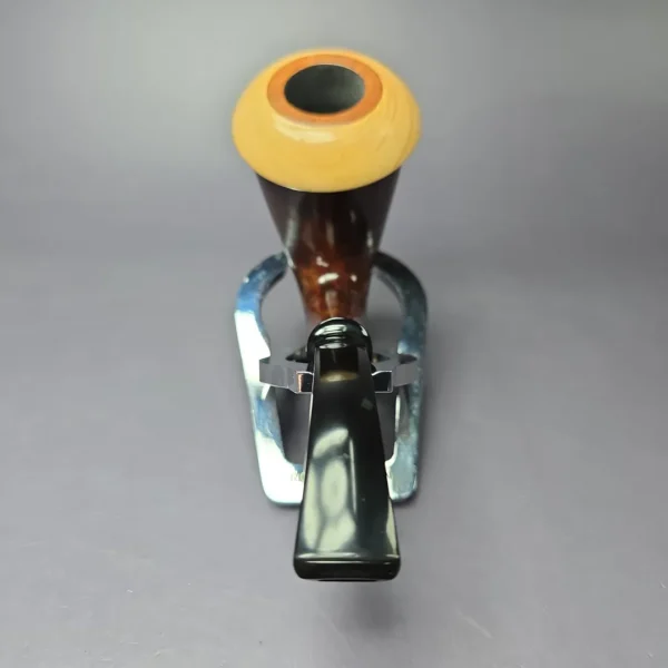 HS Studio Smooth Calabash w/Boxwood Estate Briar Pipe, Unsmoked - Image 5