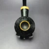 Eclesias Pipes Sandblasted Bullcap w/ Boxwood Handmade Briar Pipe, New - Image 5