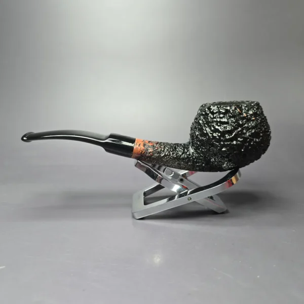 Don Carlos 1 Note Large Rusticated Tomato Estate Briar Pipe, Italian Estates - Image 5