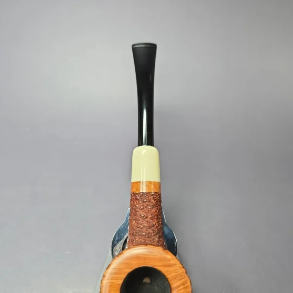 Walt Cannoy 10th Anniversary Cardinal House Morton "55" Pot w/Ivorite Handmade Briar Pipe, New - Image 6