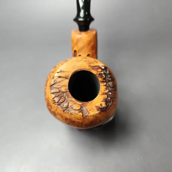 Nording Point Clear Rusticated Freehand Estate Briar Pipe, Unsmoked - Image 6