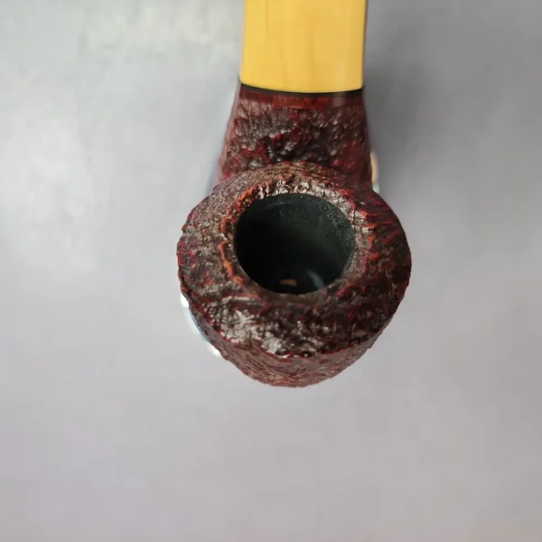 HS Studio Sandblasted "Bo Nordh Ramses" w/Boxwood Estate Briar Pipe, Unsmoked - Image 6