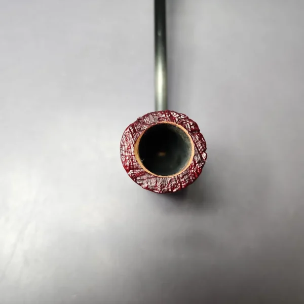 Eltang Basic Sandblasted Red Poker Estate Briar Pipe, Unsmoked - Image 6