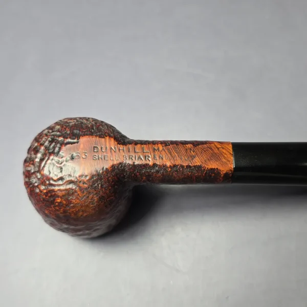 Dunhill 1967 Shell Briar 63 w/ Dental Relief Lip Estate Briar Pipe, English Estates - Image 6