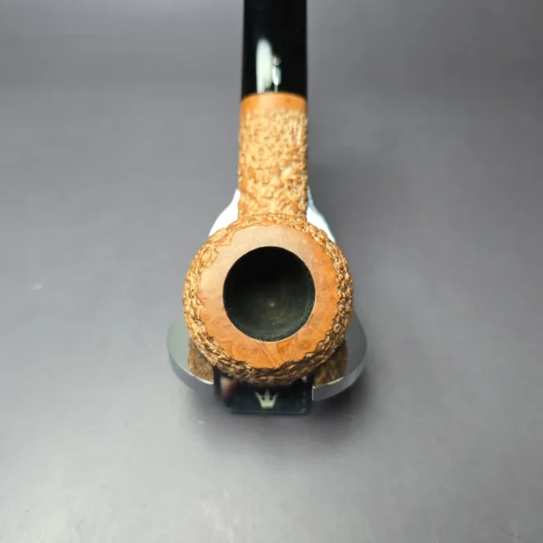 Jacono 2015 Knight E Rusticated Squat Apple Estate Briar Pipe, Italian Estates - Image 6