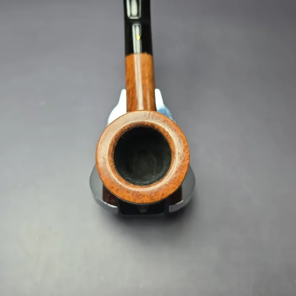Savinelli Punto Oro Super 121 KS Smooth Pot Estate Briar Pipe, Italian Estates - Image 6